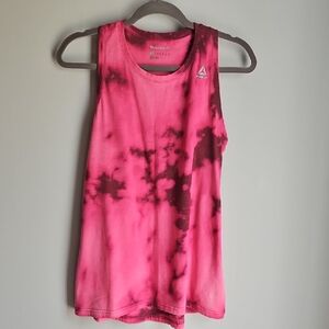 Reebok Pink Tie-Dye Women's Tank Top